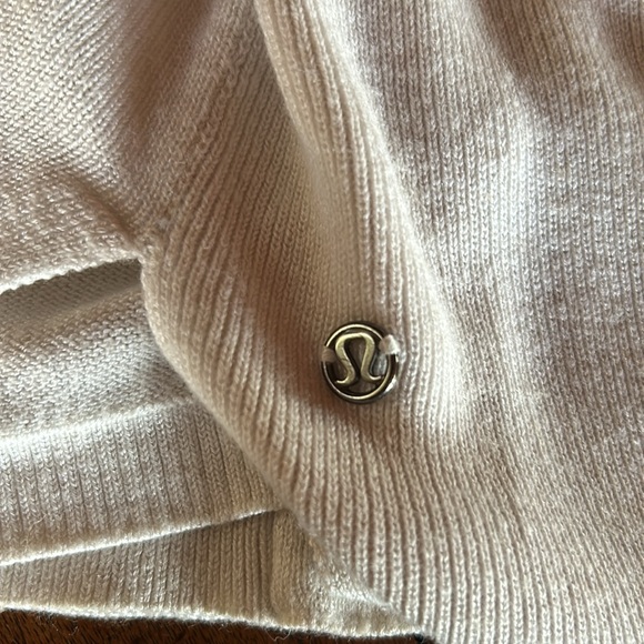 lululemon Bring it Backbend Sweater - Heathered Dune - size 8 - Picture 2 of 9